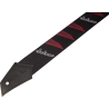 Jackson Strap with Headstock Pattern, Black/Red - 2