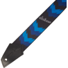 Jackson Strap with Double V Pattern, Black and Blue - 2