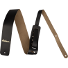 Jackson Leather Guitar Strap, Black - 1