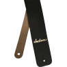 Jackson Leather Guitar Strap, Black - 5
