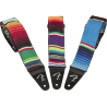 Fender 2" Serape Strap - Blue Multi - 4