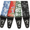 Fender 2" Hawaiian Strap, Red Floral - 3