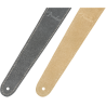 Fender 2" Suede Strap, Gray/Tan, Reversible - 4
