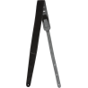 Fender 2" Suede Strap, Black/Gray, Reversible - 2