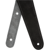 Fender 2" Suede Strap, Black/Gray, Reversible - 5