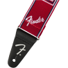 Fender Weighless™ 2" Mono Strap, Red/White/Blue - 2