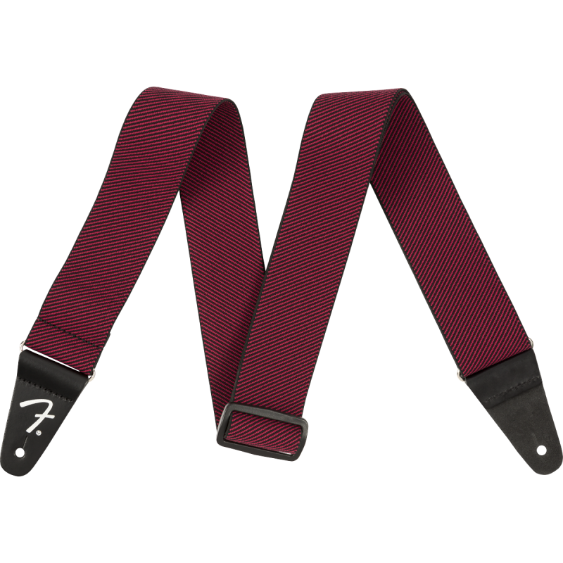 Fender WeighLess™ 2" Tweed Strap, Red - 1