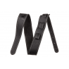 Fender  Monogram Leather Strap, Black - 1
