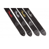 Fender  2" Black Poly Strap w/ Red  Logo - 3