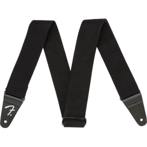 Fender  SuperSoft Strap, Black, 2" - 1