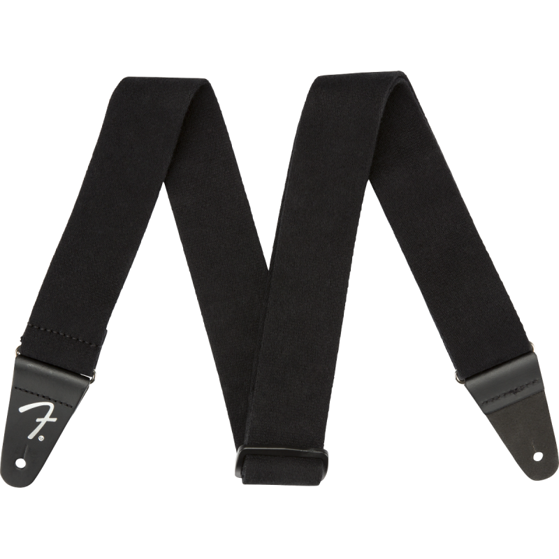 Fender  SuperSoft Strap, Black, 2" - 1