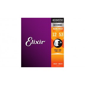 ELIXIR 11052 NanoWeb Bronze 80-20 - Struny do akustyka 12-53