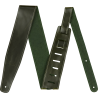 Fender Broken-In Leather Strap, Green 2.5" - 1