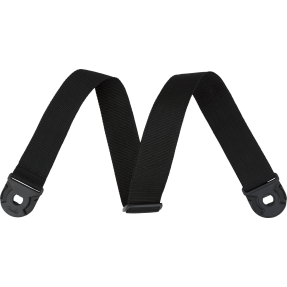 Fender Quick Grip Locking End Strap, Black Polypro, 2" - 1
