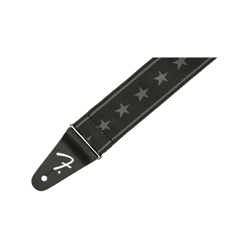 Fender  Nylon Stars and Stripes Strap, Black/Grey - 2