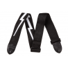 Fender  2" Nylon Lightning Bolt Strap, Black - 1