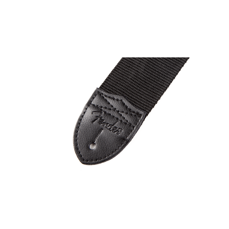 Fender  2" Nylon Lightning Bolt Strap, Black - 2