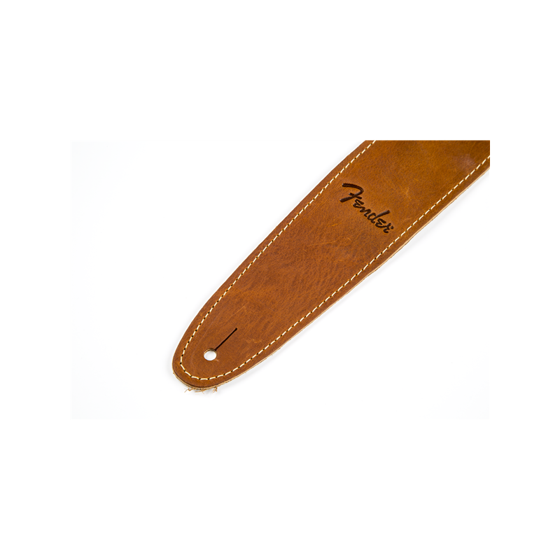 Fender  Ball Glove Leather Strap, Brown - 2