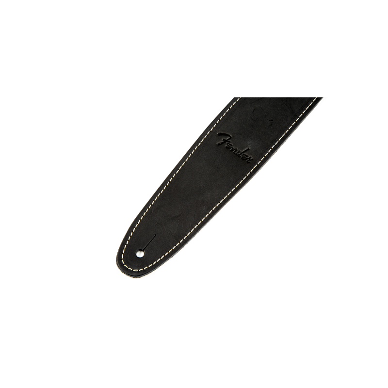 Fender  Ball Glove Leather Strap, Black - 2