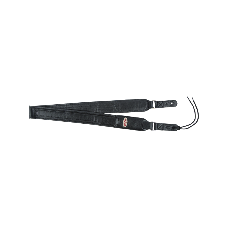 EVH Premium Leather Strap, Black, 42" - 1