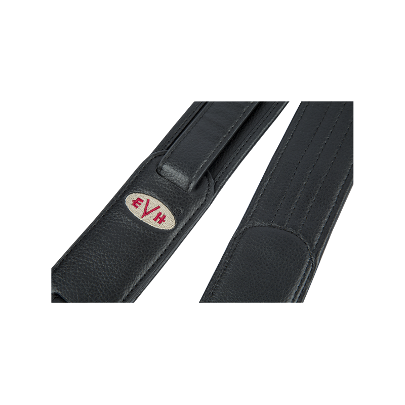 EVH EVH® Premium Leather Strap, Black, 56" - 2