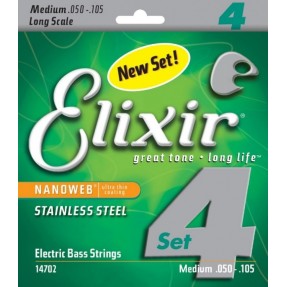 ELIXIR 14702 Bass SS 4-String - Struny do basu 50-105