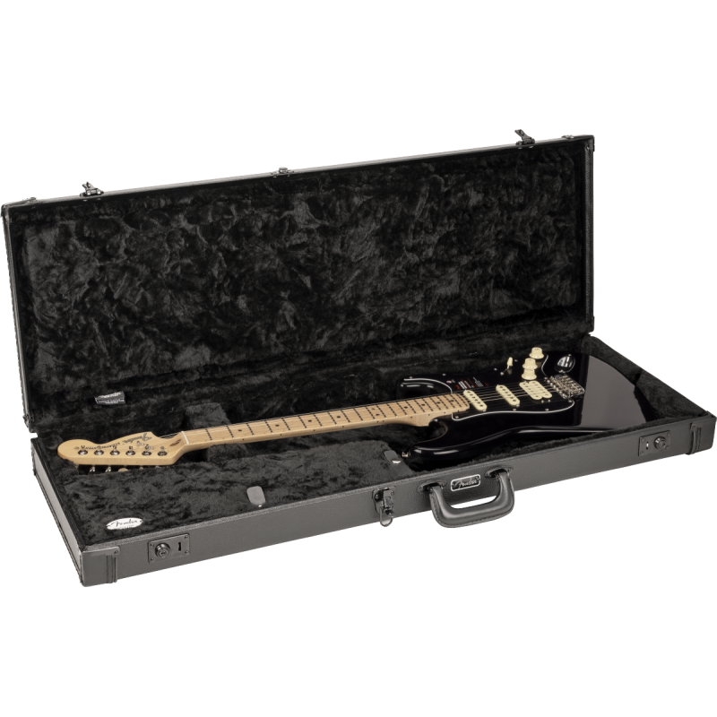 Fender Classic Series Wood Case - Strat/Tele, Blackout - 3