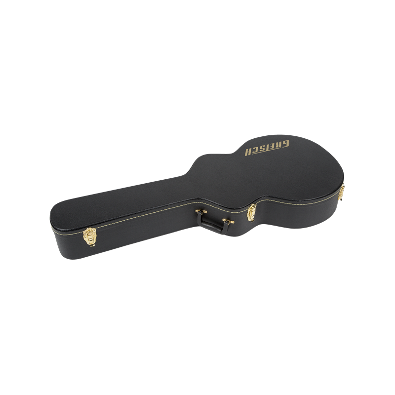 Gretsch G6241FT 16" Hollow Body Flat Top Hardshell Case, Black - 1