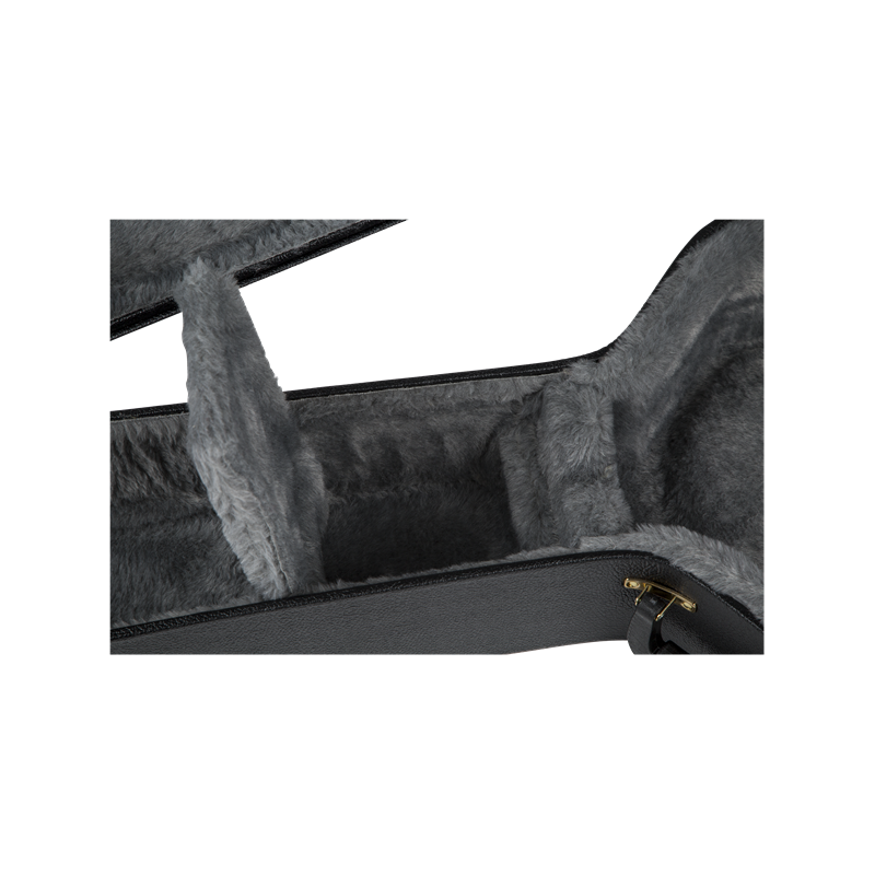 Gretsch G6241FT 16" Hollow Body Flat Top Hardshell Case, Black - 4