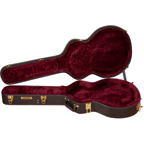 Gretsch G6267 16" Deluxe Thin Hollow Body Electric Hardshell Case, Black - 1