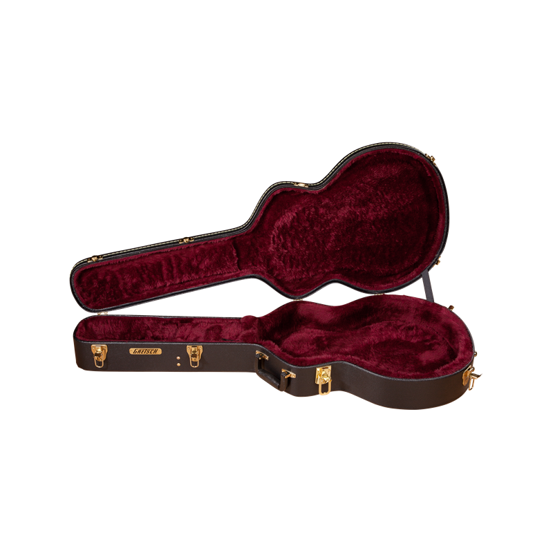 Gretsch G6267 16" Deluxe Thin Hollow Body Electric Hardshell Case, Black - 1