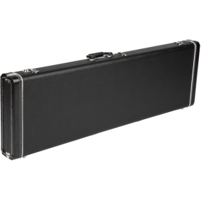 Fender G&G Precision Bass Standard Hardshell Case, Black with Black Acrylic Interior - 1