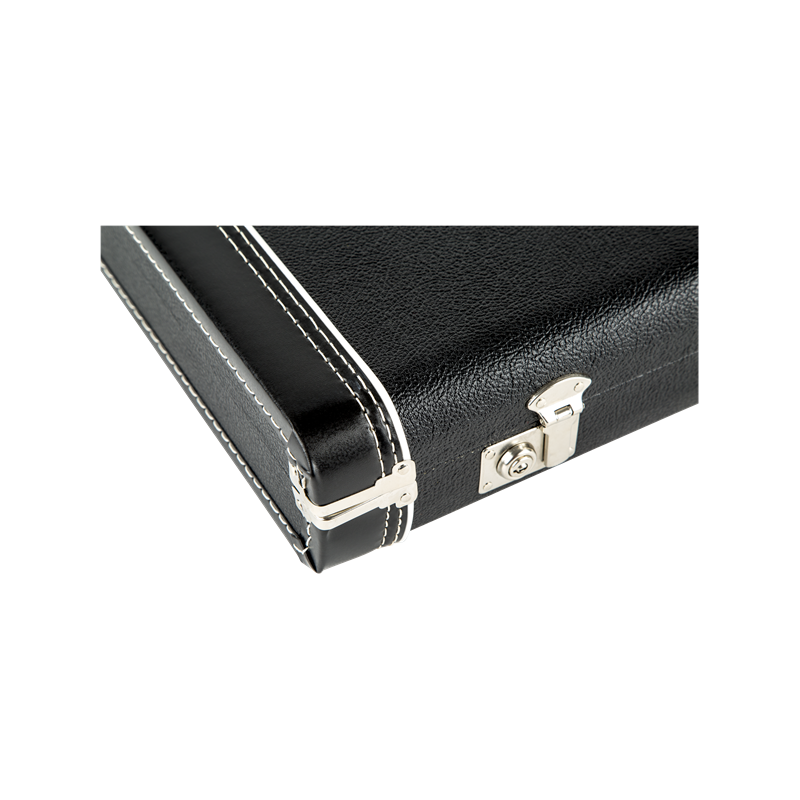 Fender G&G Standard Mustang/Cyclone Hardshell Case, Black with Black Acrylic Interior - 3