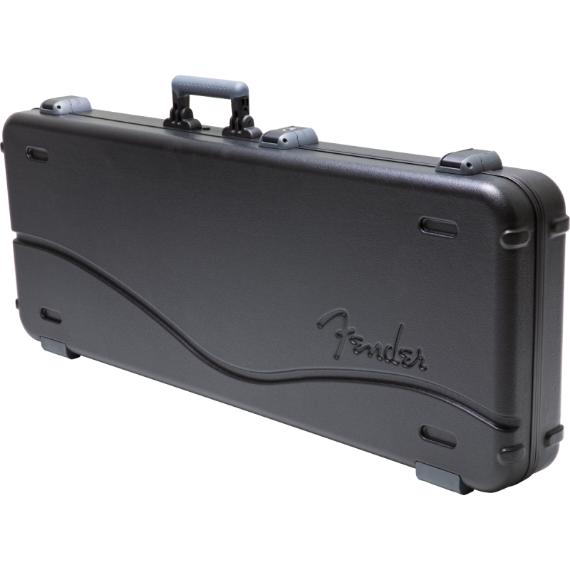 Fender Deluxe Molded Jaguar/Jazzmaster Case, Black - 1