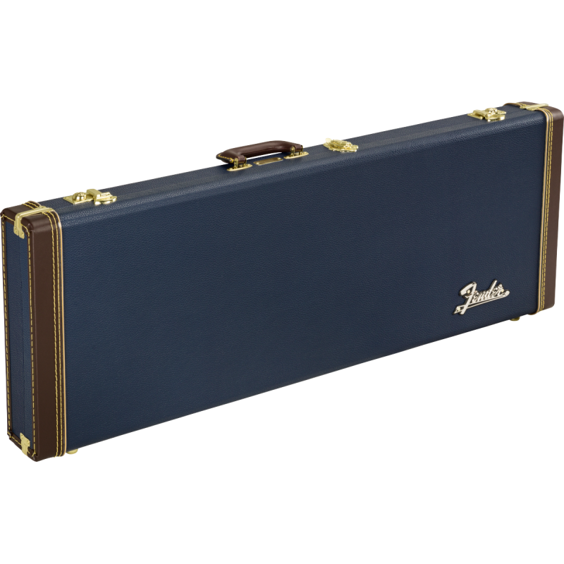 Fender Classic Series Wood Case Strat/Tele, Navy Blue - 1