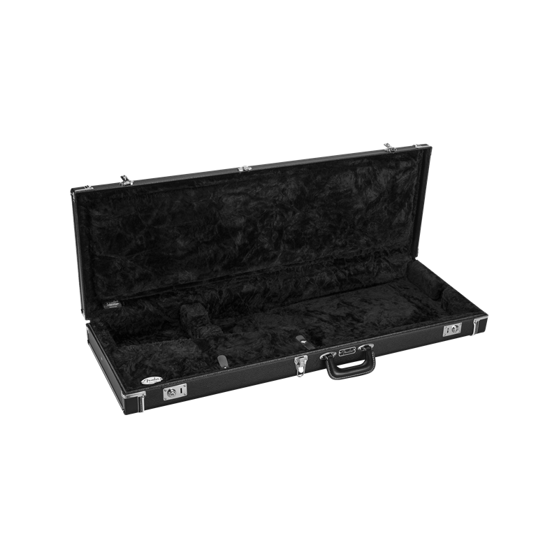 Fender Classic Series Wood Case - Strat/Tele, Black - 2