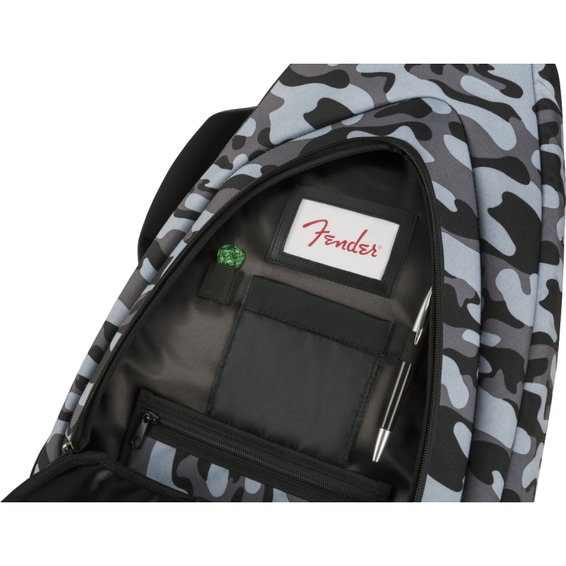 Fender FE920 Electric Guitar Gig Bag, Winter Camo - 6