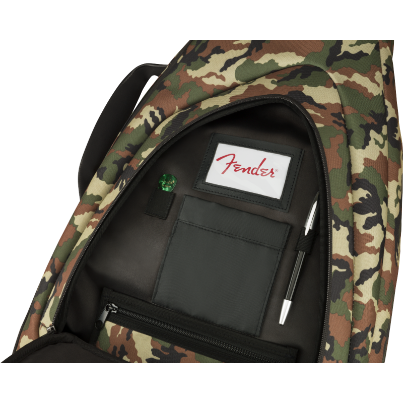 Fender FE920 Electric Guitar Gig Bag, Woodland Camo - 6