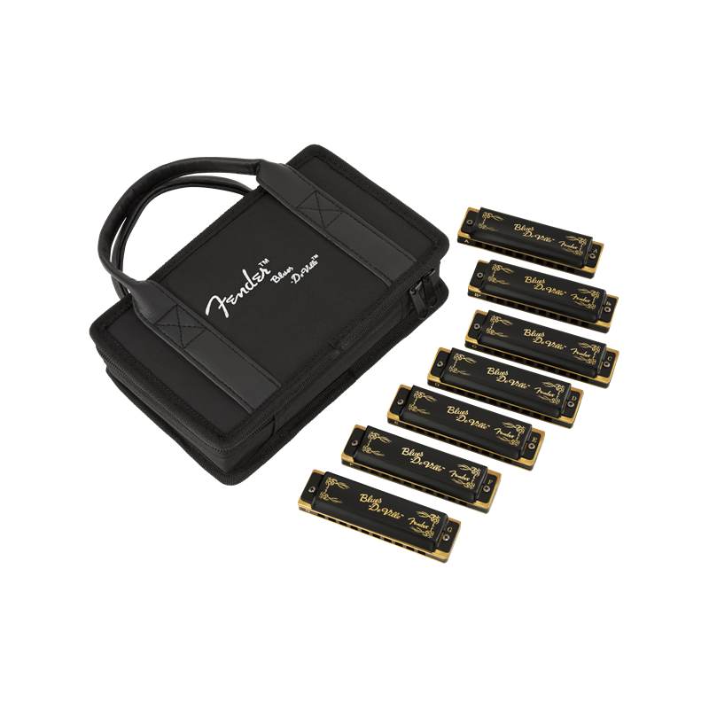 Fender Blues DeVille Harmonicas - 7-Pack with Case - 1