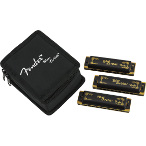 Fender Blues DeVille Harmonicas - 3-Pack with Case - 1