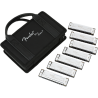 Fender Blues Deluxe Harmonicas 7-Pack with Case - 1