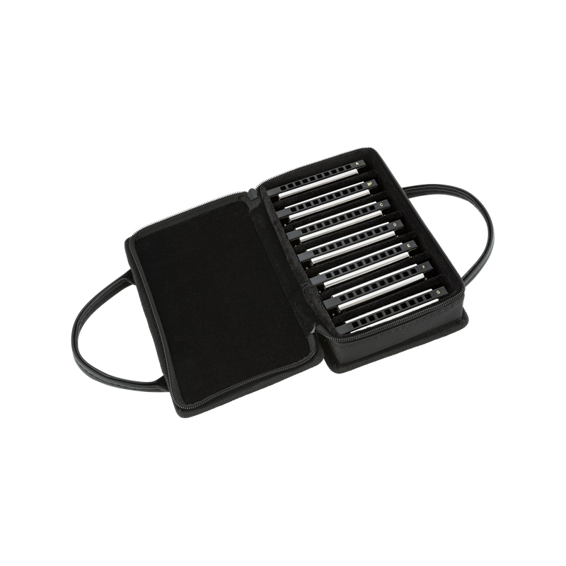 Fender Blues Deluxe Harmonicas 7-Pack with Case - 2