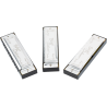 Fender Blues Deluxe Harmonicas 3-Pack with Case - 3