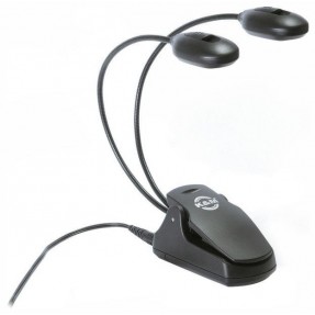 KONIG & MEYER 12270 Twin Head BK - Lampka LED