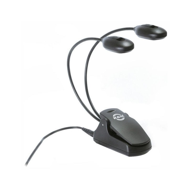 KONIG & MEYER 12270 Twin Head BK - Lampka LED