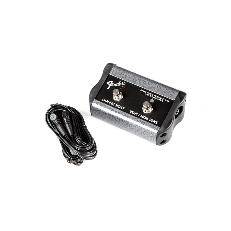Fender 2-Button 3-Function Footswitch: Channel / Gain / More Gain with 1/4" Jack - 1