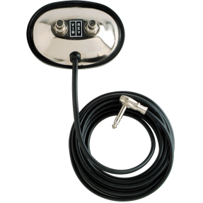 Fender 2-Button Vintage-Style Footswitch: Vibrato / Reverb On/Off with 1/4" Jack - 1