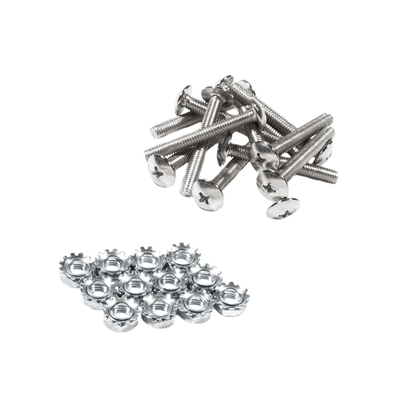 Fender Pure Vintage Chassis Mounting Screws/Nuts, Tweed Era Amps, Dozen - 1