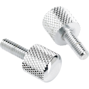 Fender Pure Vintage "Piggyback" Thumb Screws, (2), Chrome - 1