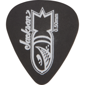 Jackson 351 Bomb Picks, Black, Thin .50mm - 1